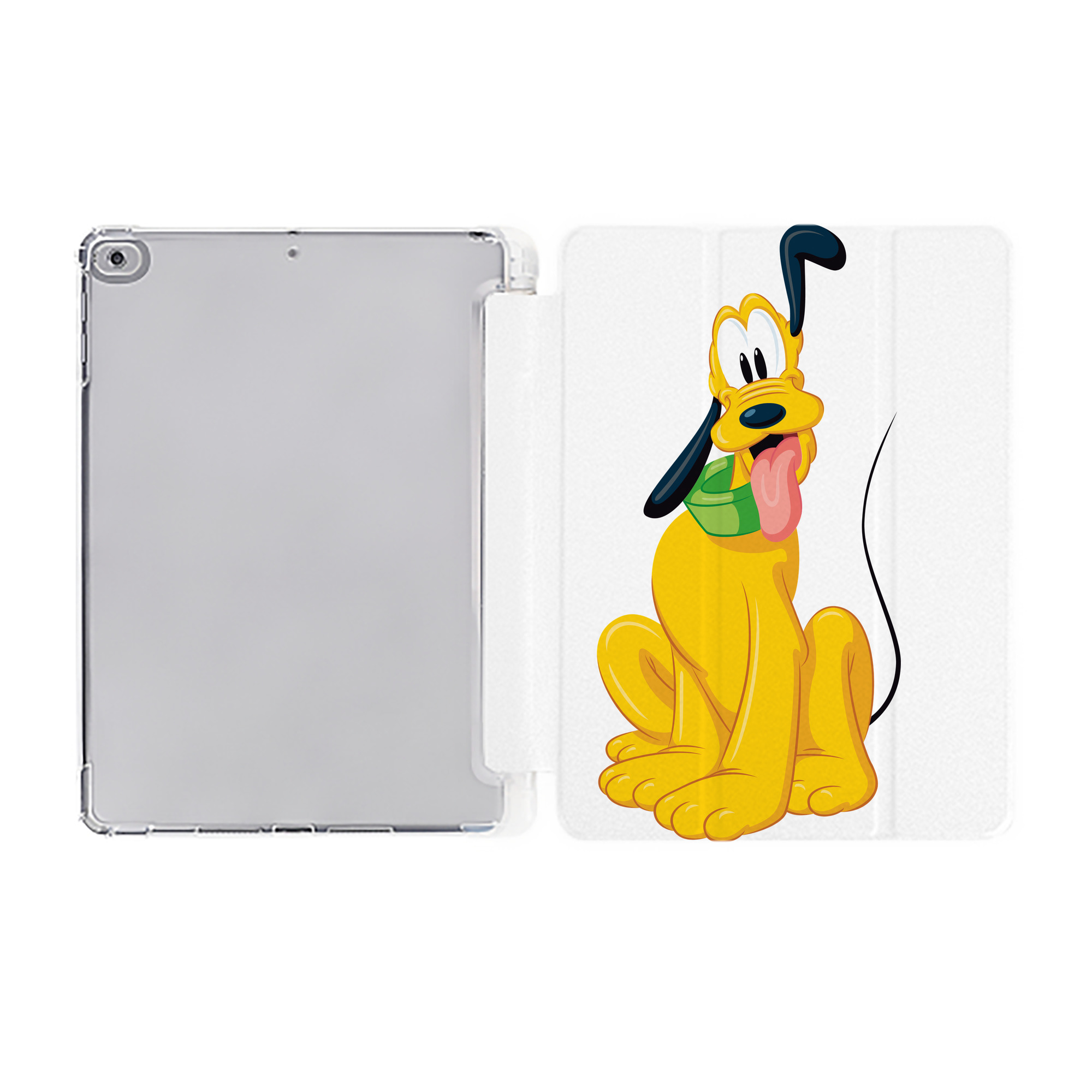（画像用） ミッキーマウス Mickey Mouse IPad ケース ペン収納付き 三つ折りスタンド PUレザー×シリコン 対応機種9.5/10.5/10.9インチ